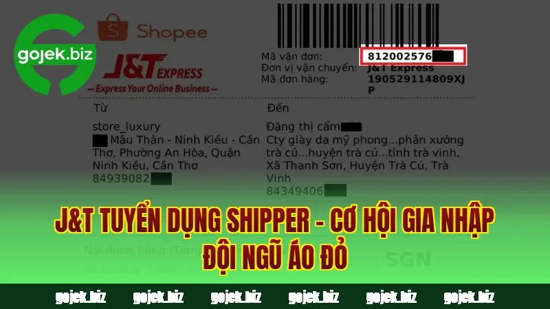 J&T Tuyển Dụng Shipper – Cơ Hội Gia Nhập Đội Ngũ Áo Đỏ