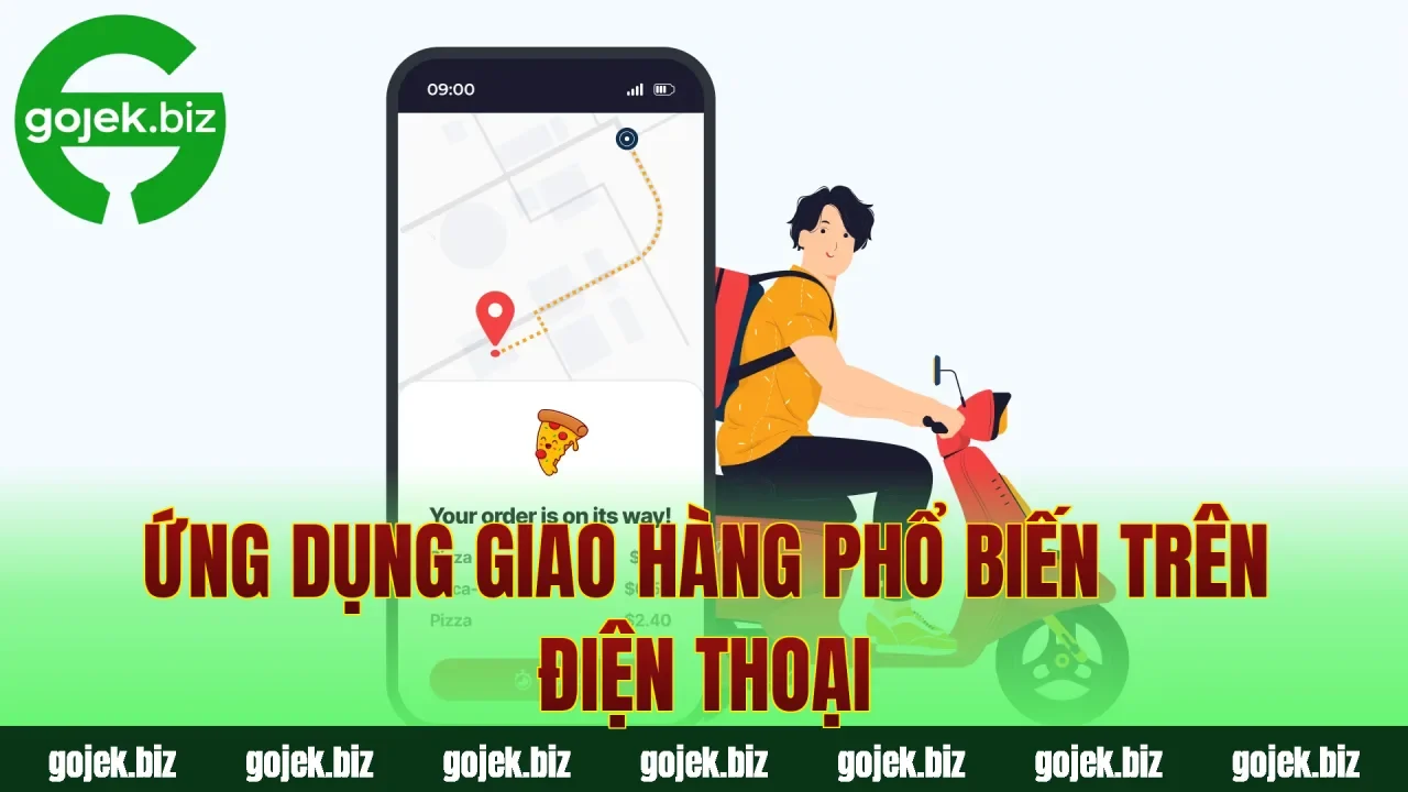 Ứng dụng giao hàng phổ biến trên điện thoại